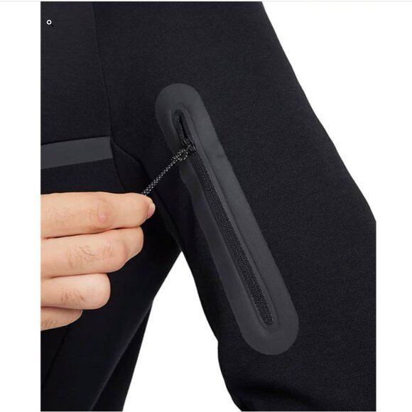 Nike Tech Full-Zip Jacket, Black, Gently Used - Picture 5 of 11